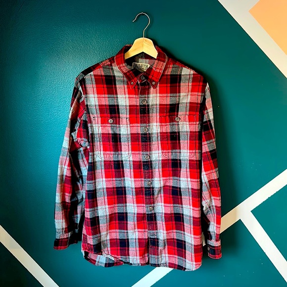 Duluth Trading Co Other - Red flannel shirt, perfect for the holidays